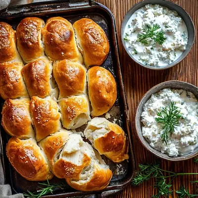 Донские пирожки с рыбой и рисом