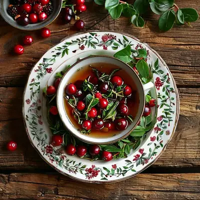 Эвенкийский чай с брусникой