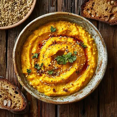 Гороховая каша с конопляным маслом