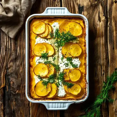 Калалаатикко (картофельная запеканка с рыбой)