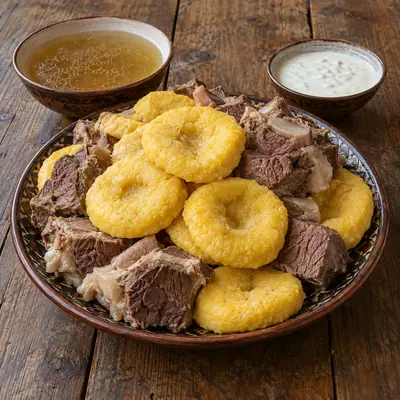 Халпама (кукурузный хинкал по-кумыкски)
