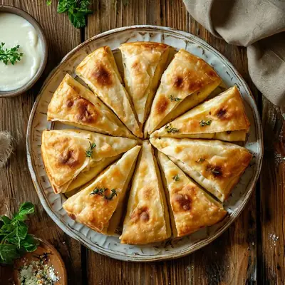 Хычины с картофелем и сыром