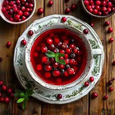 Кисель из брусники