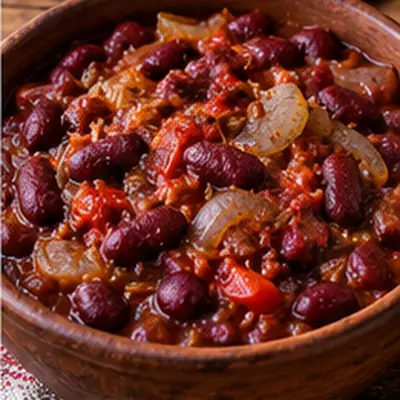 Лобио из красной фасоли