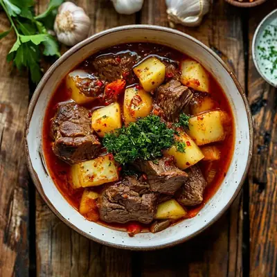 Лыпс (кабардинский мясной суп)