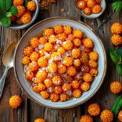 Морошка с сахаром
