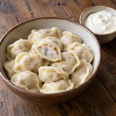 Пельмени с рыбой по-сибирски