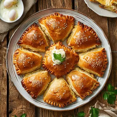 Пирожки с треской и рисом