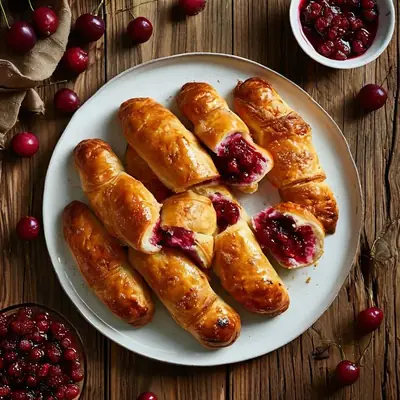 Пирожки с вишней