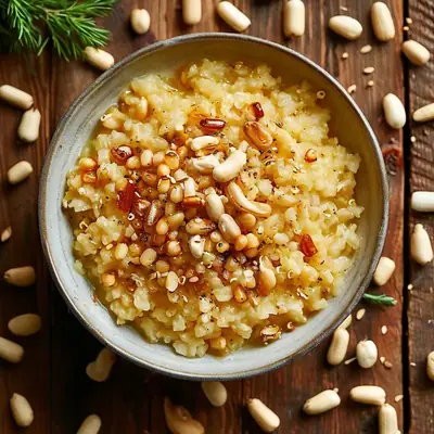 Пшённая каша с кедровыми орехами