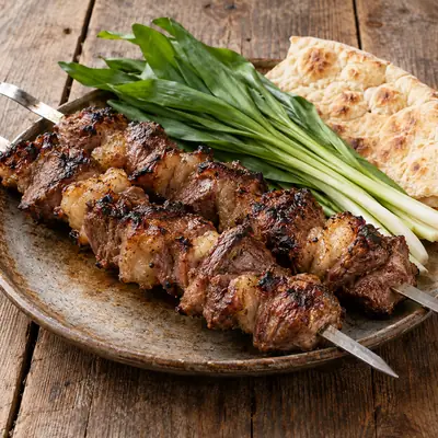 Шашлык из баранины по-алтайски