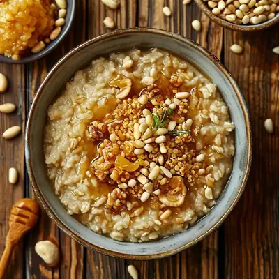 Шорская ореховая каша с кедровыми орехами