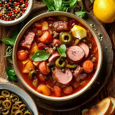 Солянка сборная мясная