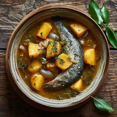 Уха из карася по-якутски