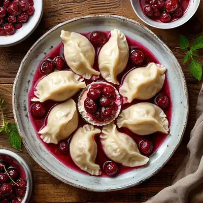 Вареники с вишней